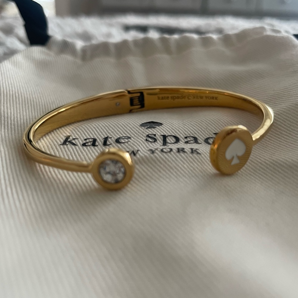 Kate Spade gold bangle bracelet